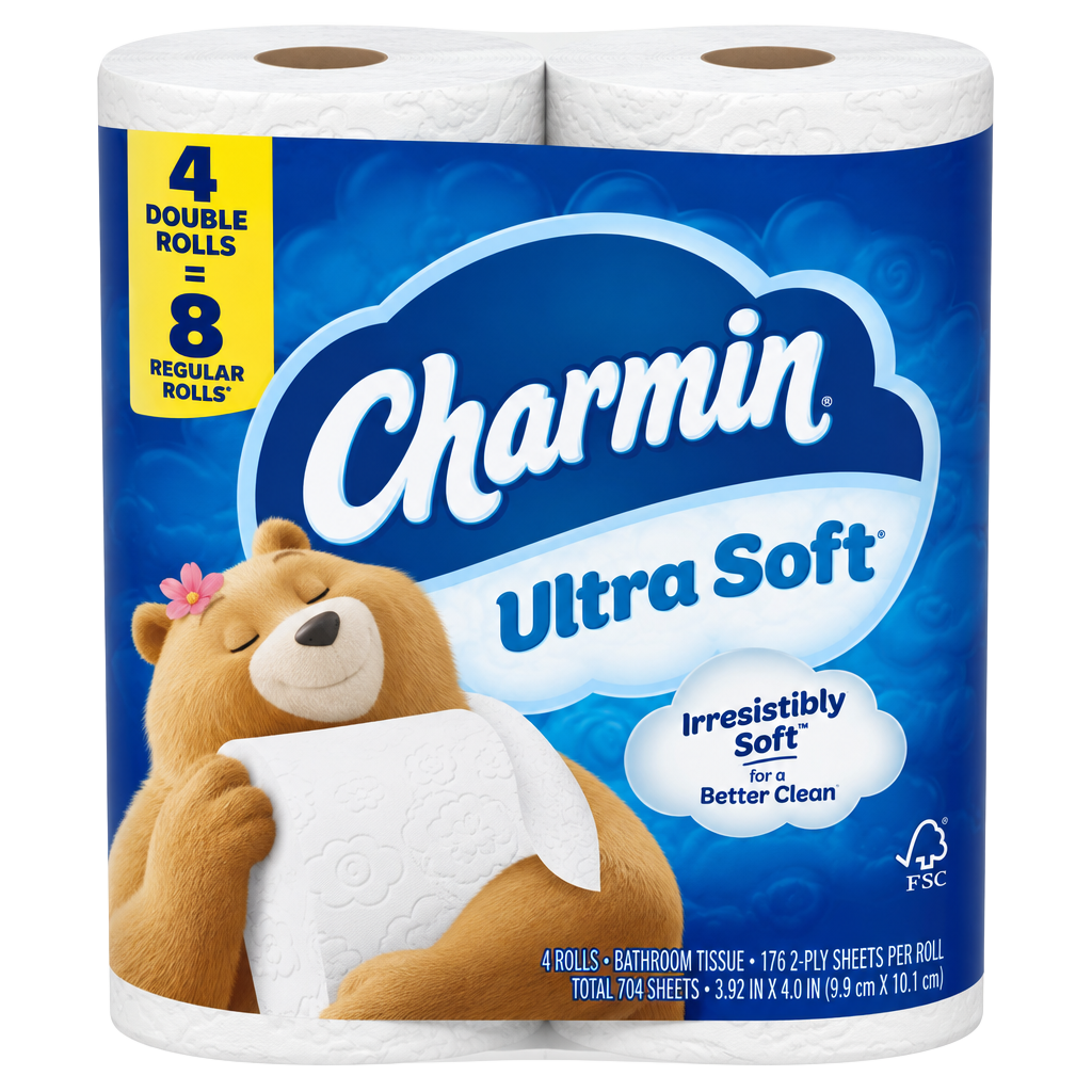 Charmin Ultra Soft 4 Rolls