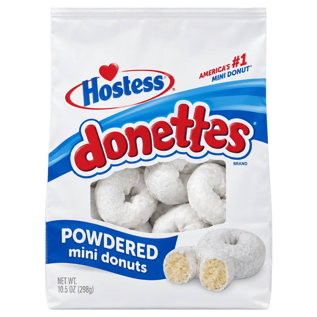 Hostess Donettes Powdered