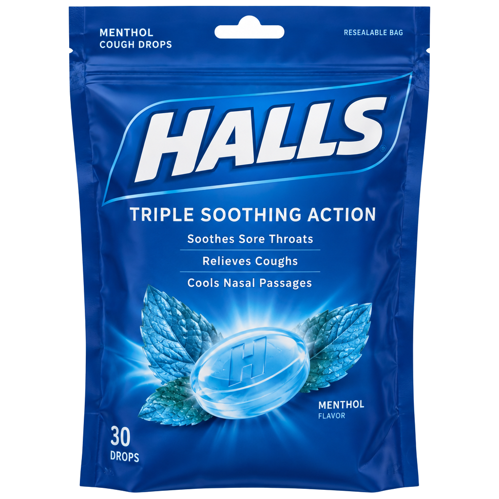 Halls Menthol Cough Drops